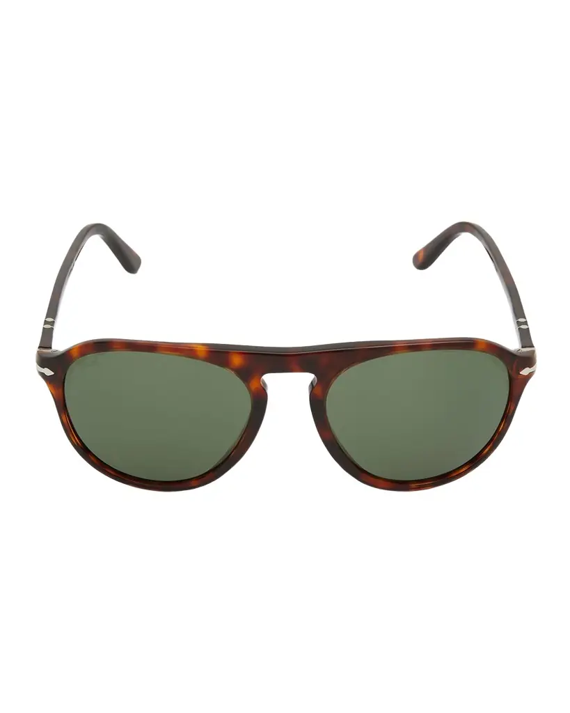 Persol Men 's Keyhole Bridge Round Sunglasses