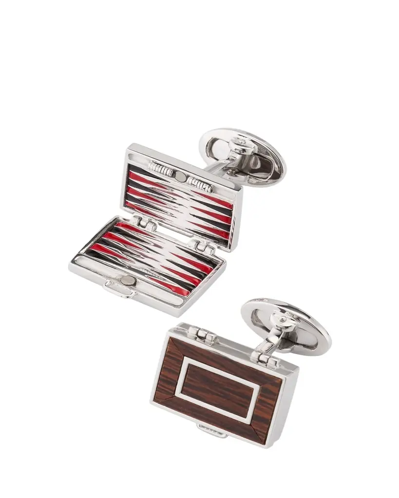 Jan Leslie Men's Backgammon Cufflinks