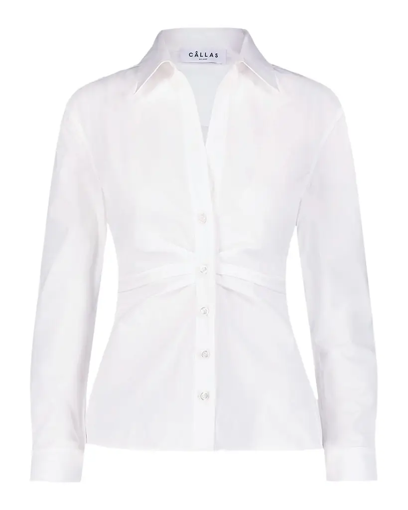 CALLAS Milano Savile Pleated Button-Down Shirt
