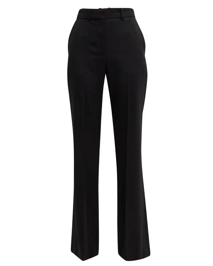 Joseph Morissey High-Rise Stretch Wool Pants