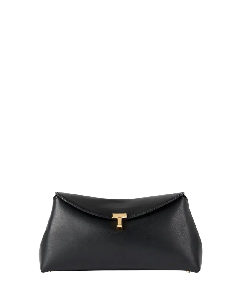 Toteme T-Lock Clutch in Palmellata Leather