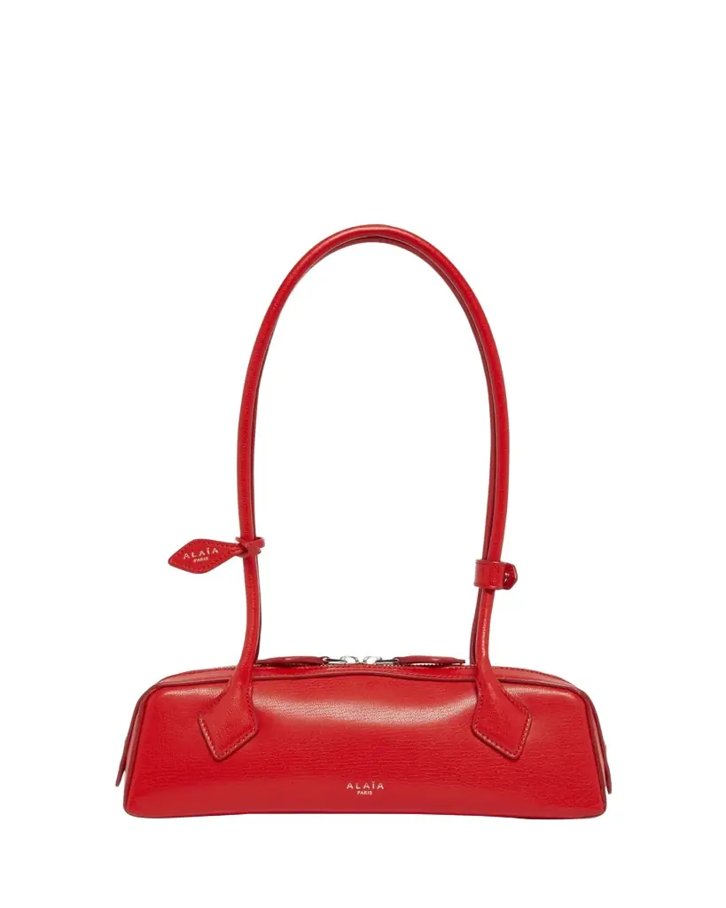 ALAIA Le Teckel Small Shoulder Bag in Leather