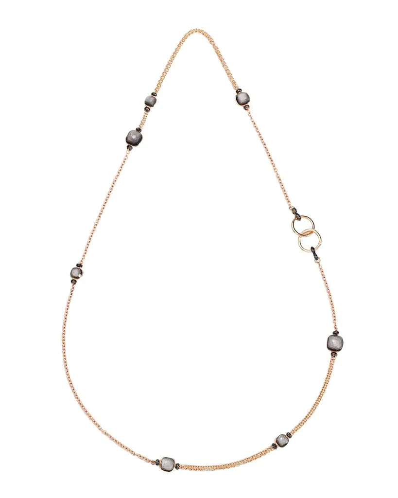 Pomellato Nudo Long Gemstone Necklace