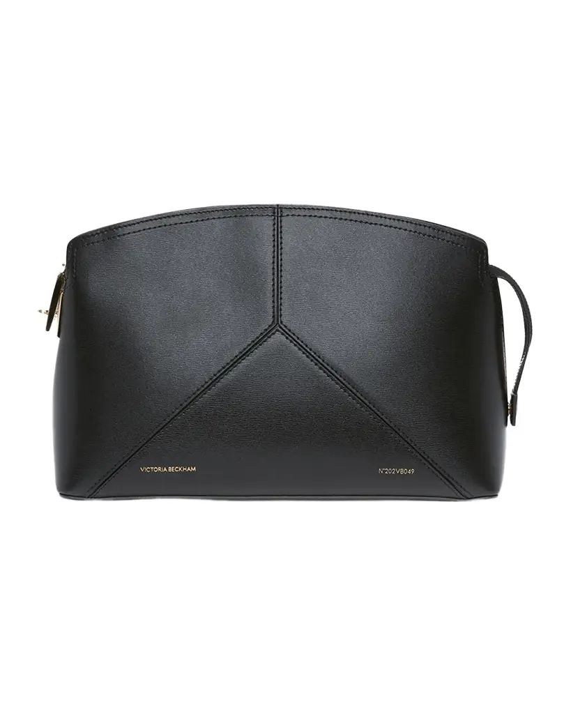 Victoria Beckham Zip Leather Clutch Bag