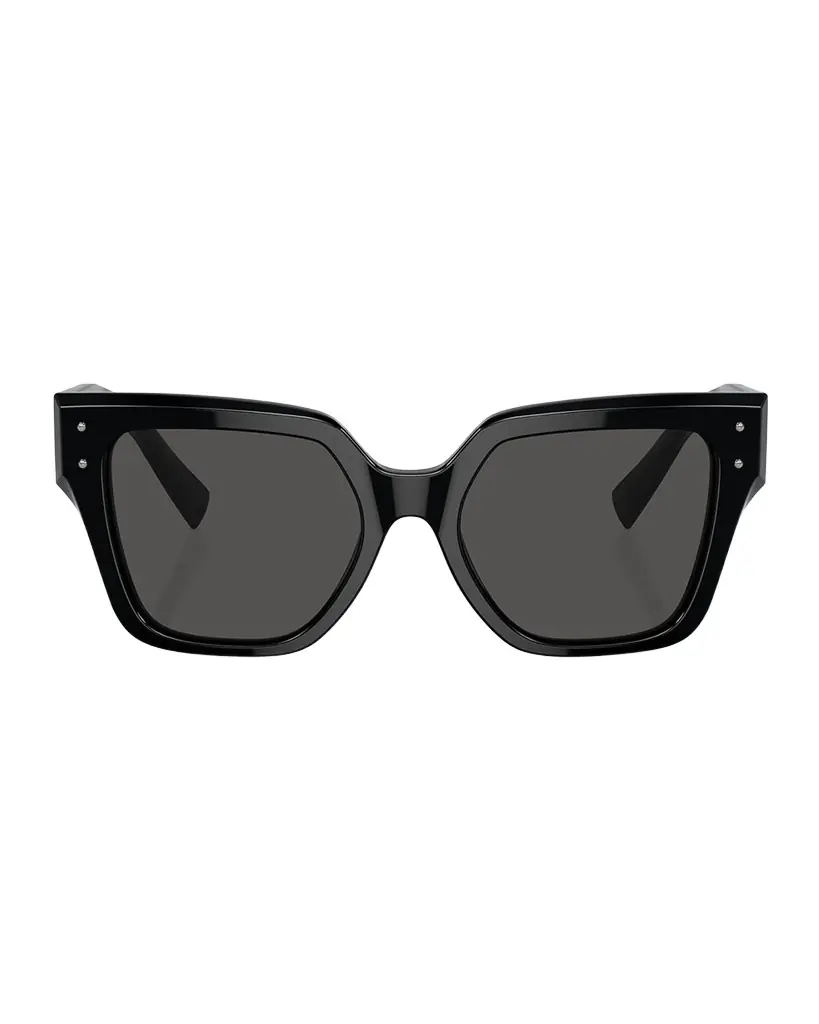Dolce & Gabbana Monochrome Acetate & Plastic Butterfly Sunglasses