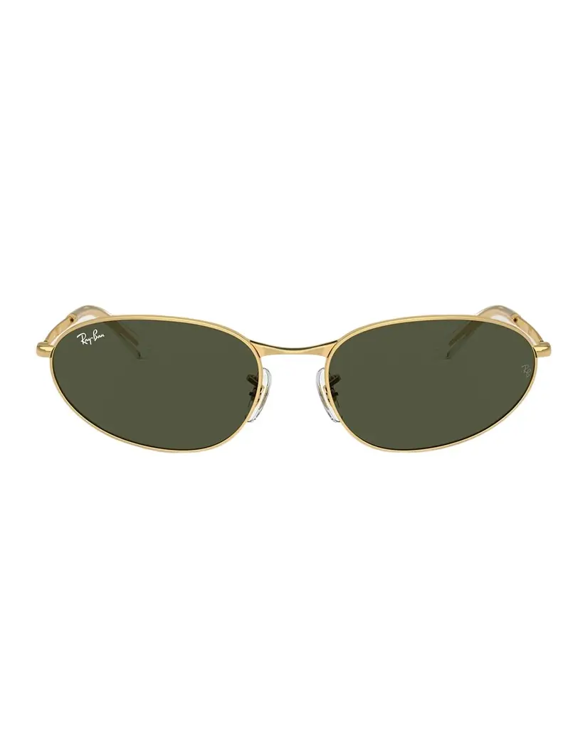 Ray-Ban Sleek Metal Oval Sunglasses, 56mm
