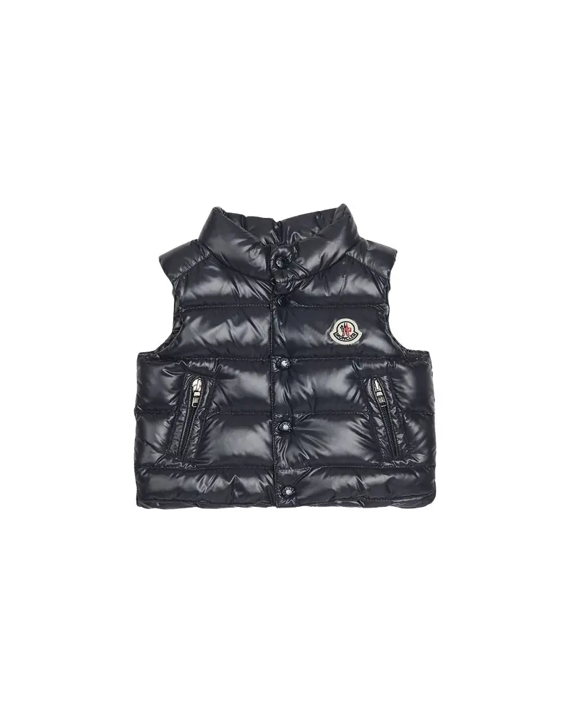 Moncler Boy's Bernard Shiny Vest, Size 6M-3