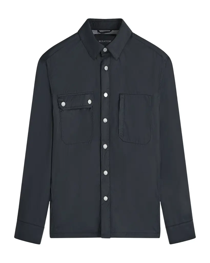 Bugatchi Men 's Nylon Shirt Jacket