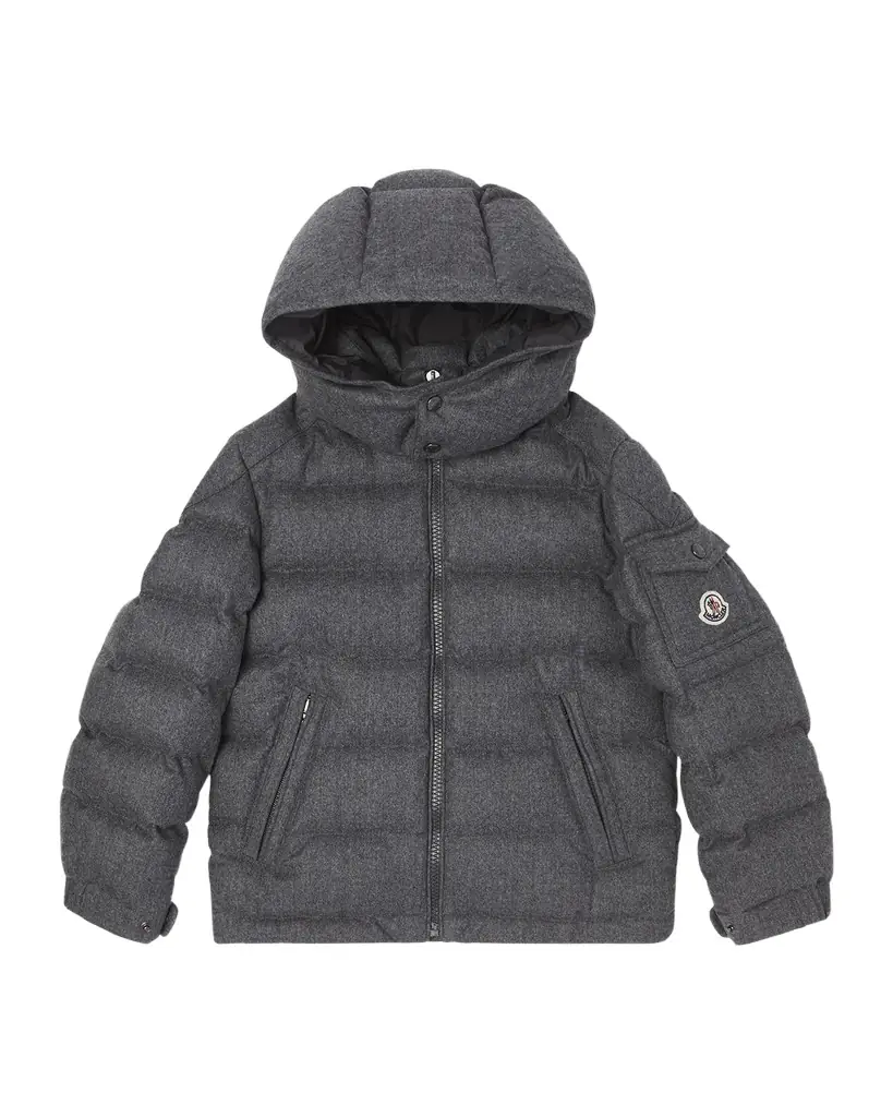 Moncler Boy 's Montgenerve Wool Quilted Jacket, Size -6 - Women's Clothing