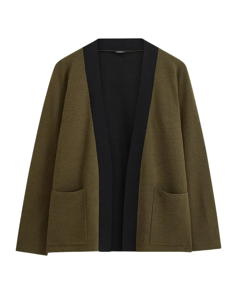 Joseph Open-Front Knit Cardigan