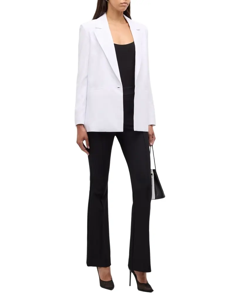 ALICE + OLIVIA Denny Notch-Collar Boyfriend Blazer