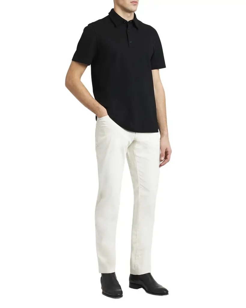 Brioni Men 's Cotton Jersey Polo Shirt