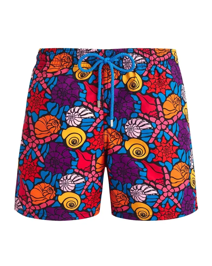 Vilebrequin Men 's Noumea Sea Shell Swim Shorts