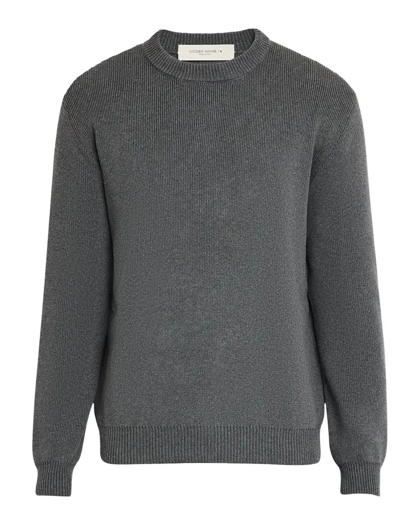 Golden Goose Men 's Golden MS Regular Knit Crew Sweater