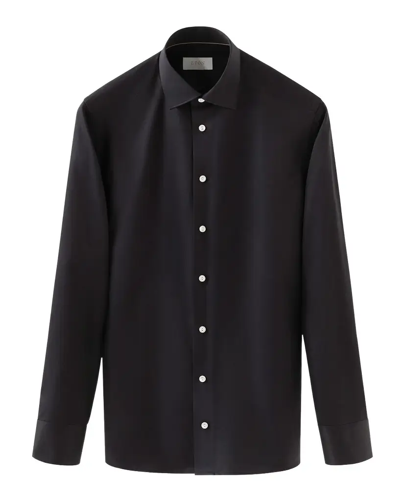 Eton Men 's Elevated Twill Contemporary-Fit Dress Shirt