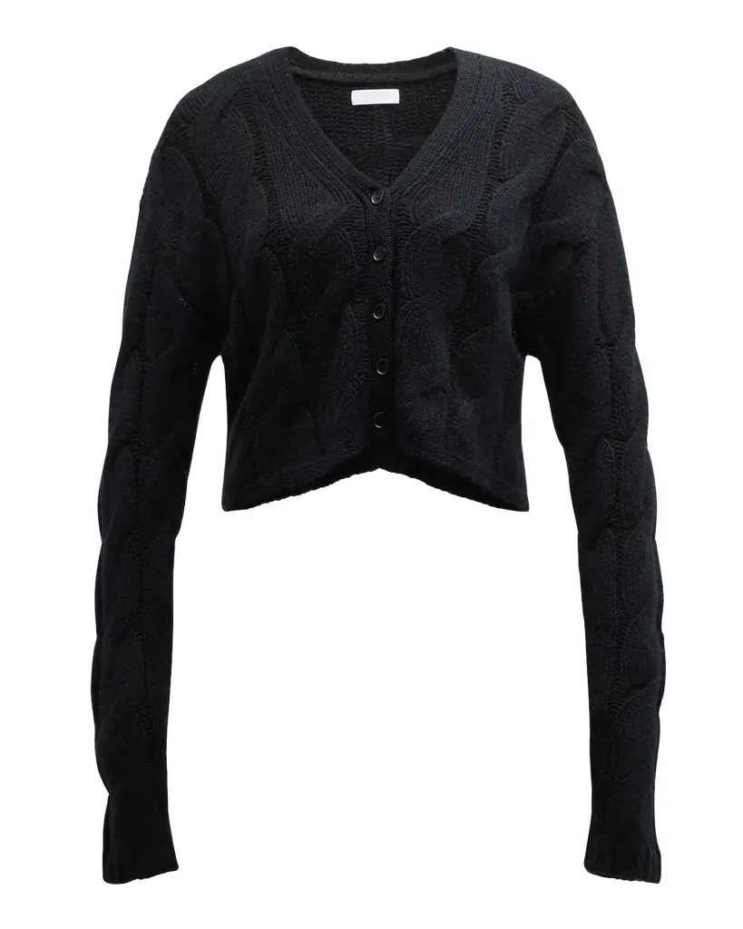 Sablyn Jolie Cashmere Cable-Knit Cardigan