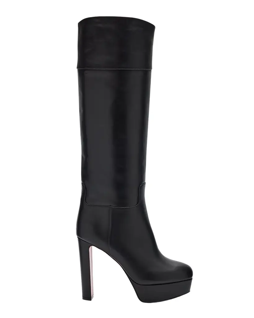 Christian Louboutin 130mm Loo Leather Knee Boots