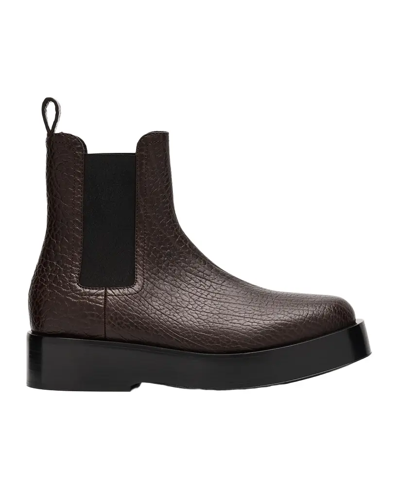 Bottega Veneta Men 's Torino Grainy Leather Chelsea Boots