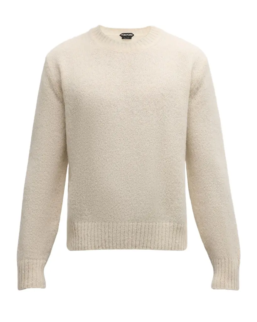 TOM FORD Men 's Wool Crewneck Sweater