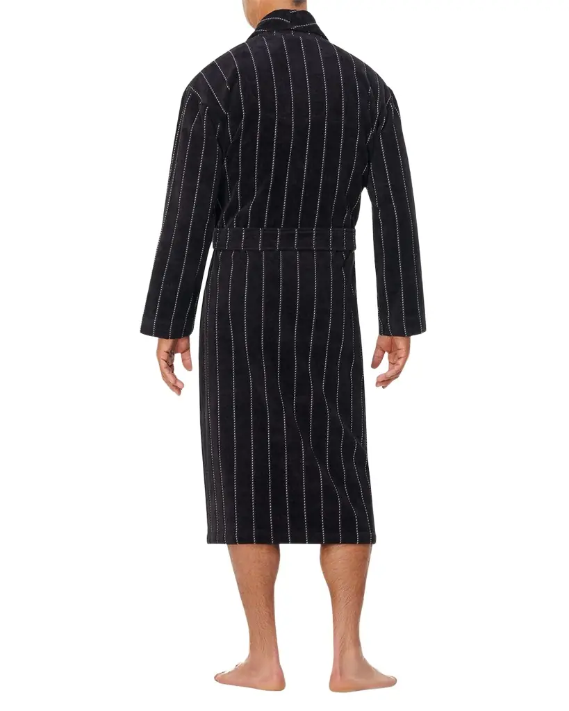 Majestic International Men 's Terry Velour Shawl Robe