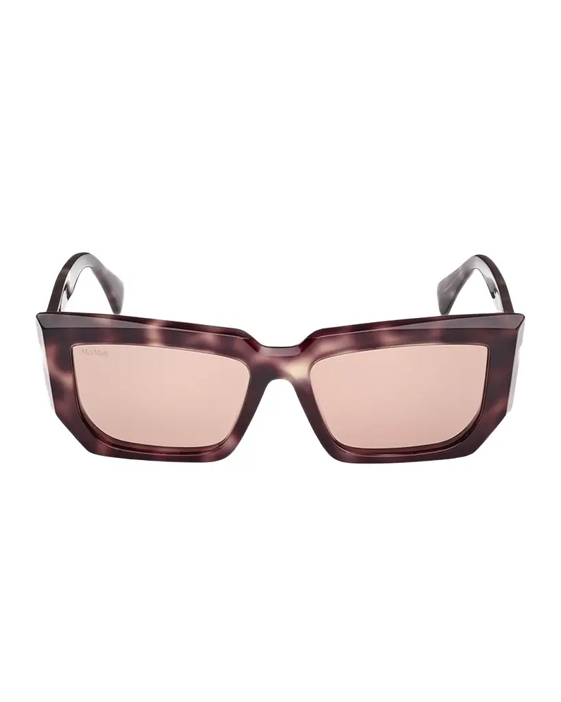 Max Mara Acetate Rectangle Sunglasses