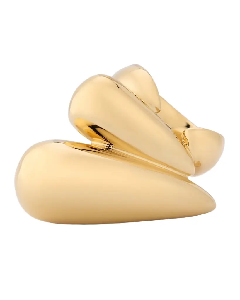 Givenchy Feline Golden Multi Statement Ring