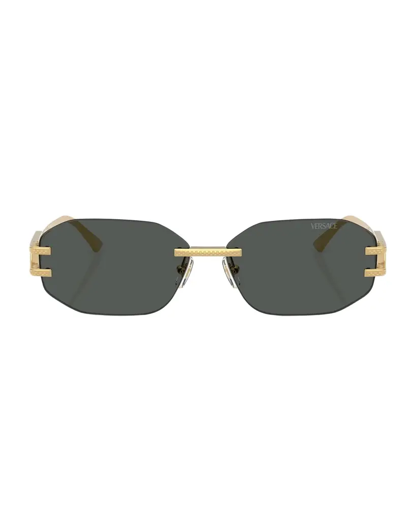 Versace VE2274 Oval Metal Sunglasses