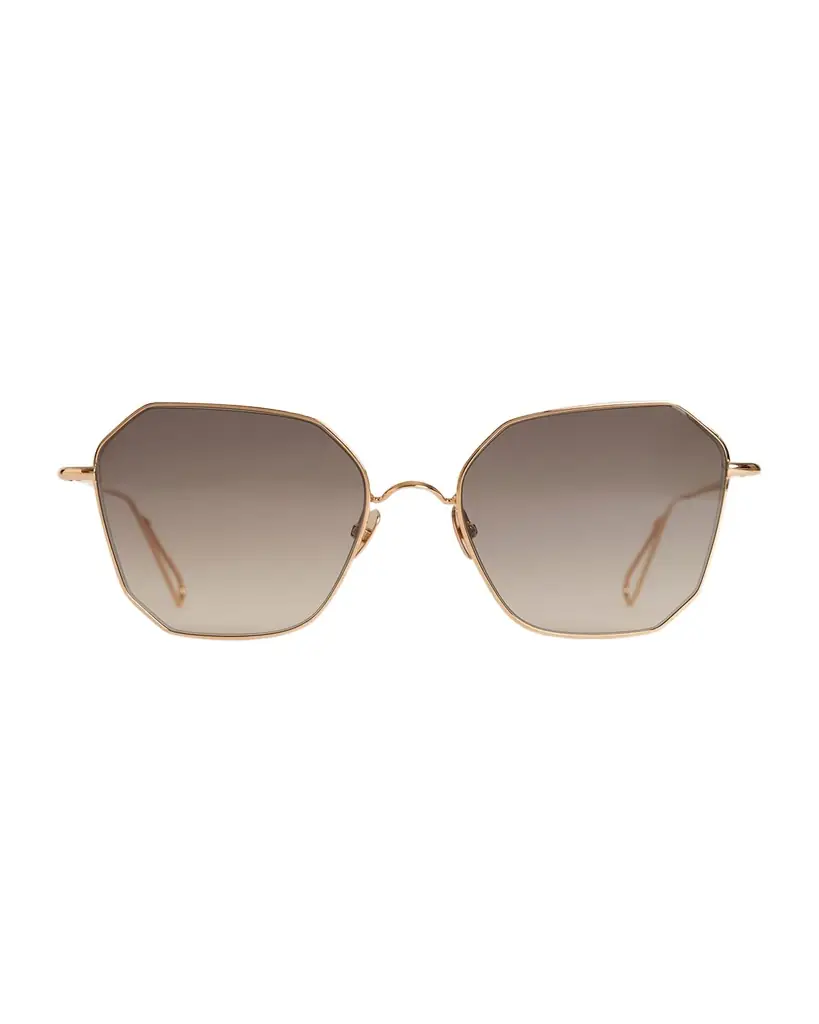 AHLEM Marceline Metal & Nylon Square Sunglasses
