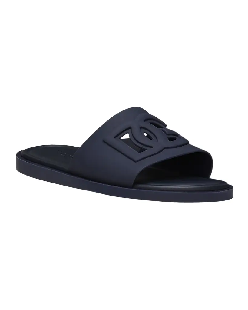 Dolce & Gabbana Men's Rubber Beachwear Pool Slides