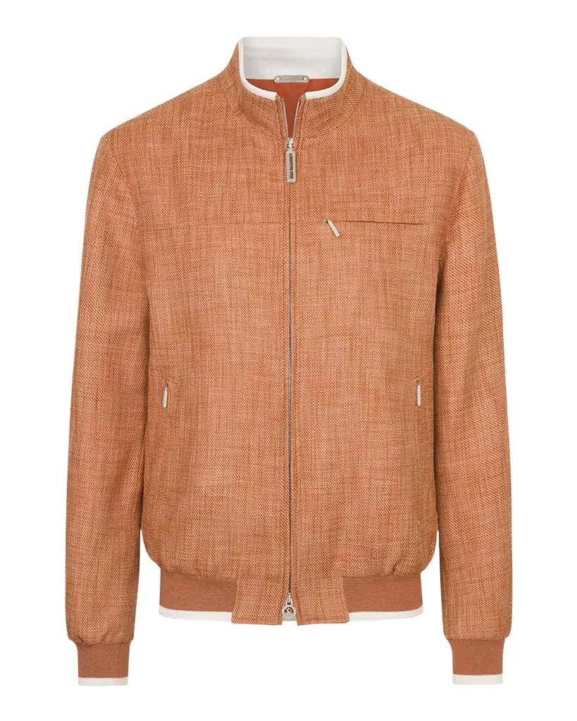 Stefano Ricci Men 's Zip-Pocket Blouson