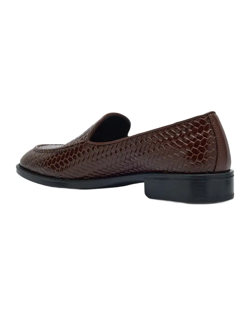Giuseppe Zanotti Men 's Sorrento 15 Woven Leather Loafers