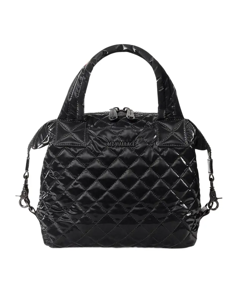 MZ WALLACE Sutton Deluxe Small Quilted Top-Handle Bag