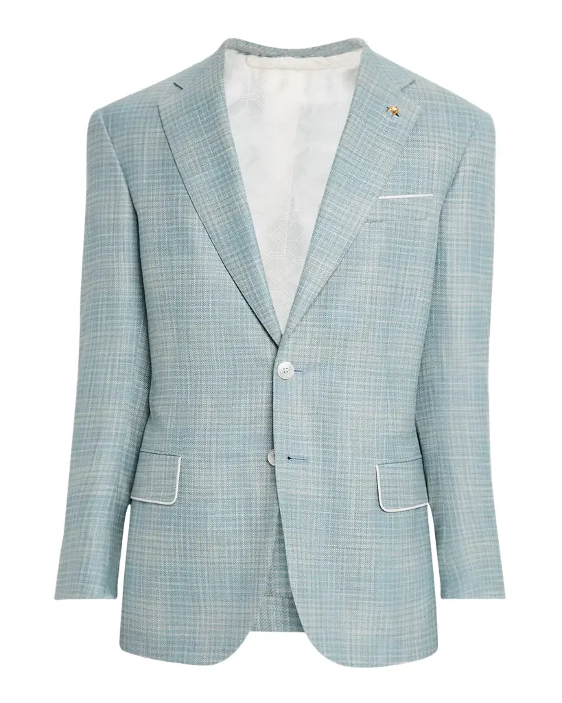 Stefano Ricci Men 's Check Single-Breasted Sport Coat