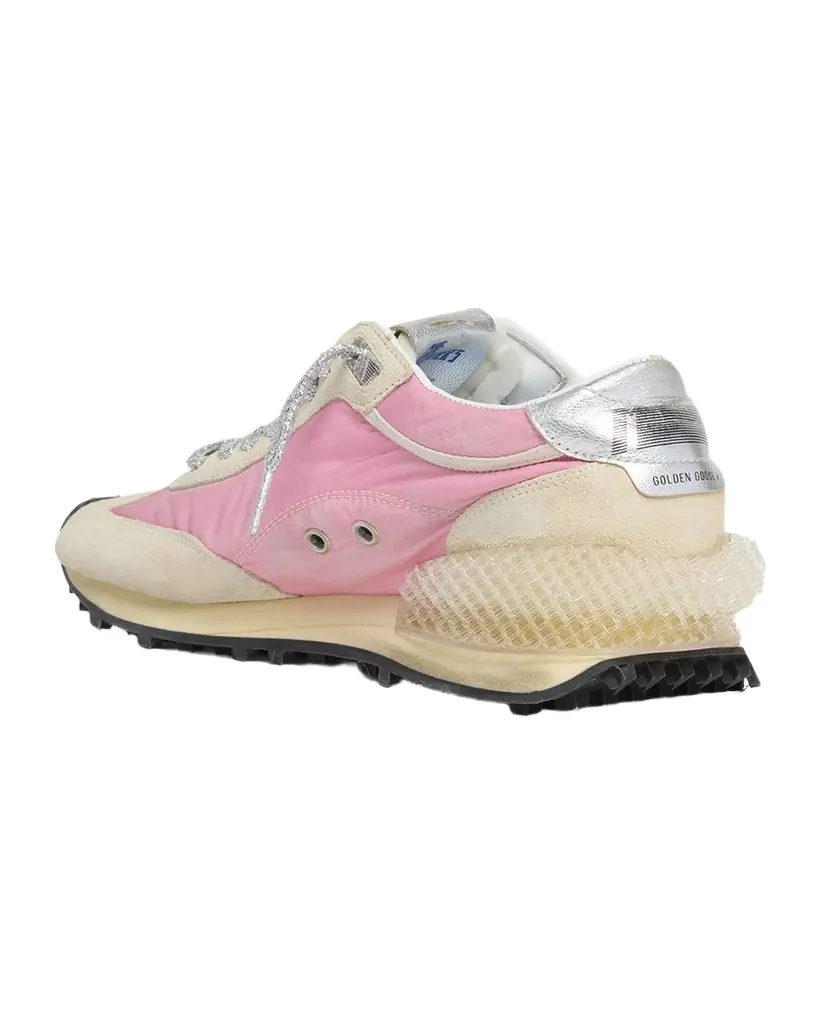 Golden Goose Running Marathon Suede Nylon Sneakers