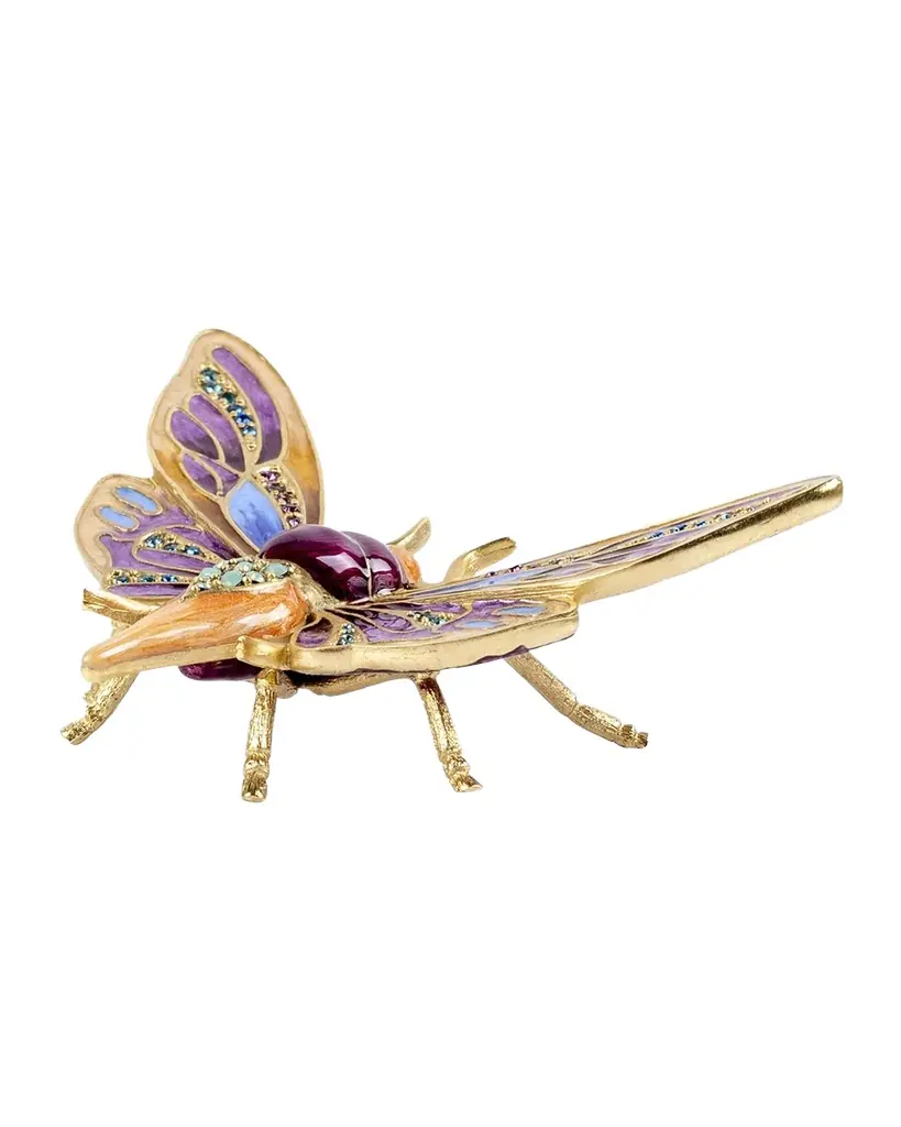 Jay Strongwater Rosey Moth Objet