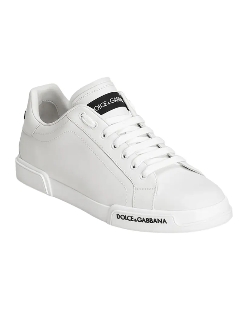 Dolce & Gabbana Men 's Leather Low-Top Sneakers