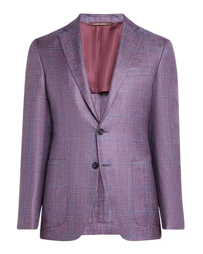 Canali Men 's Windowpane Sport Coat