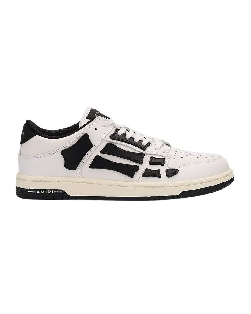 Amiri Skeleton Low-Top Leather Sneakers