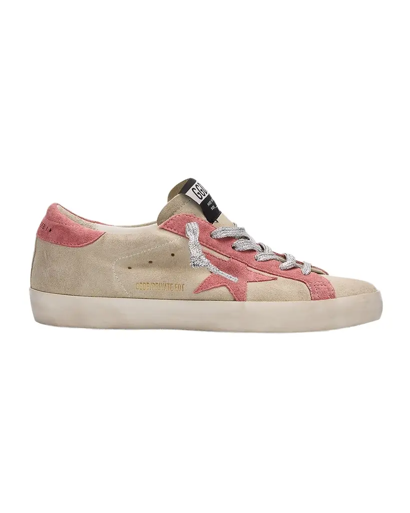 Golden Goose Super-Star Suede Low-Top Sneakers