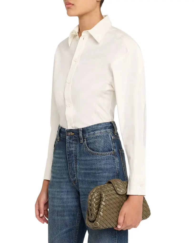 Bottega Veneta Lauren 1980 Mini Clutch Bag with Chain Strap