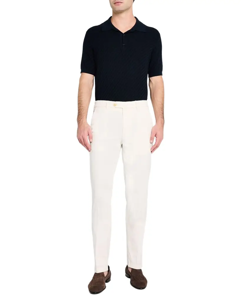 Canali Men 's Straight Flat-Front Pants