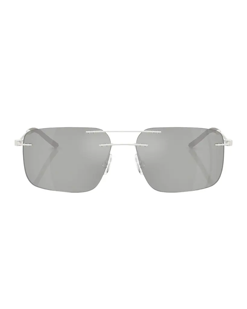 Moncler Men 's ME4003 Rectangular Sunglasses