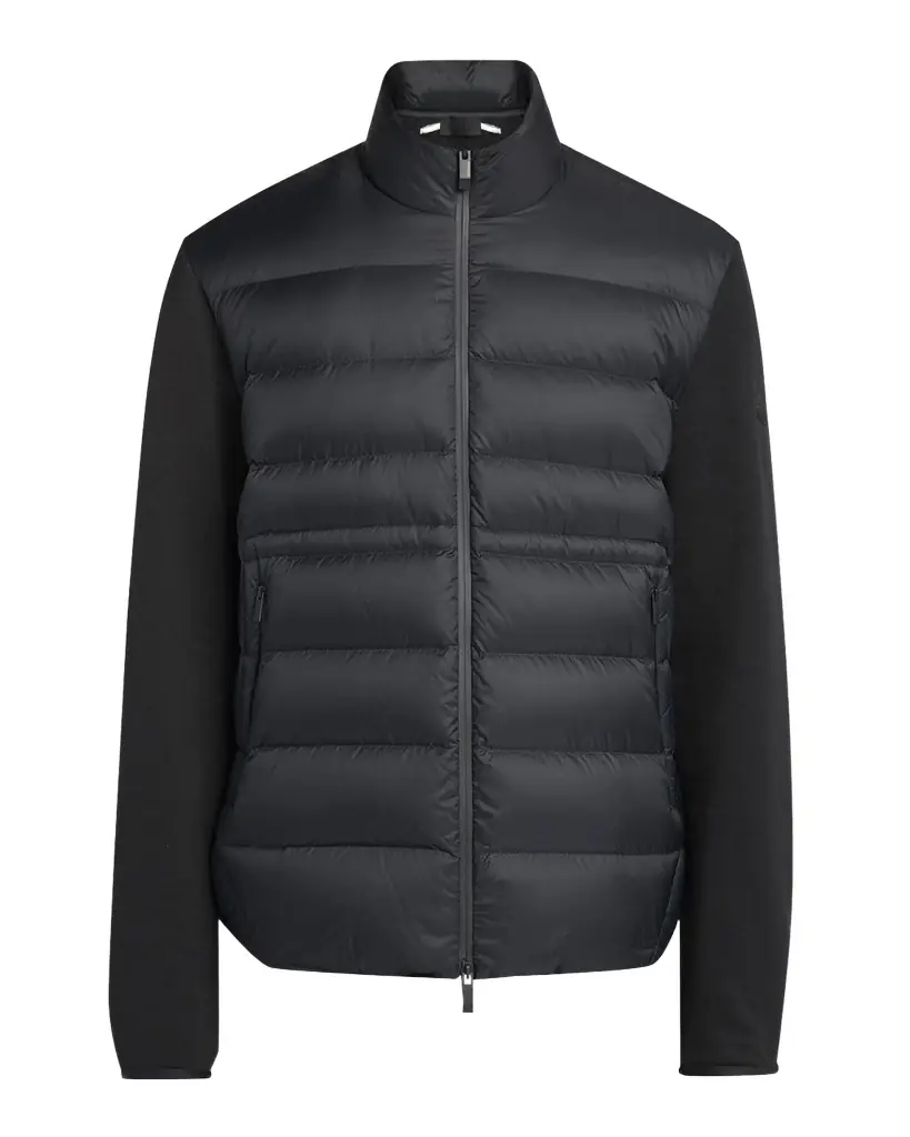 Moncler Men 's Zip-Up Down Knit Combo Jacket
