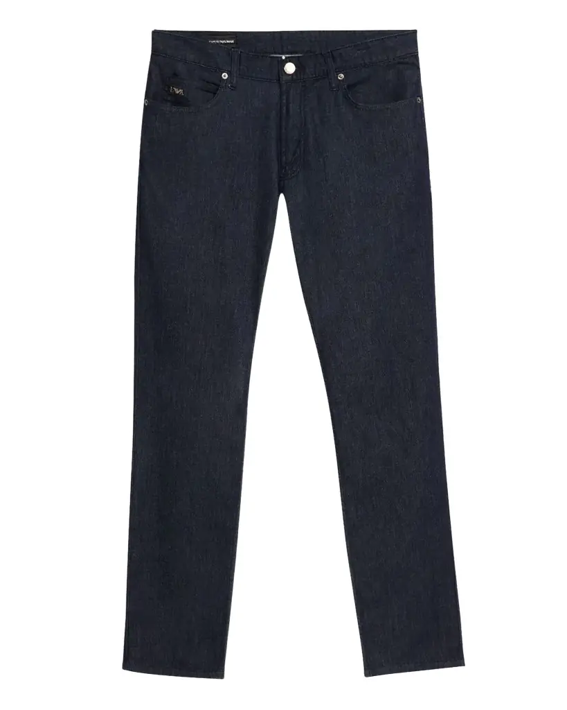 Emporio Armani Men 's Dark-Wash Denim Five-Pocket Pants