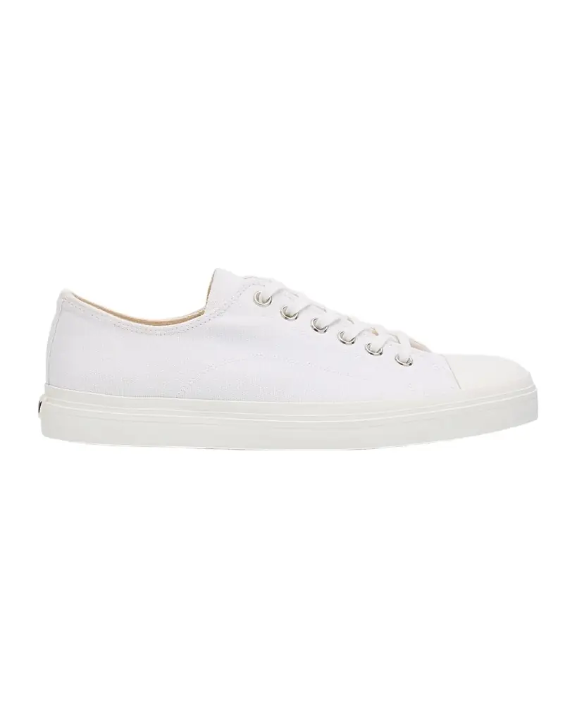 Moschino Men 's Canvas Low-Top Sneakers