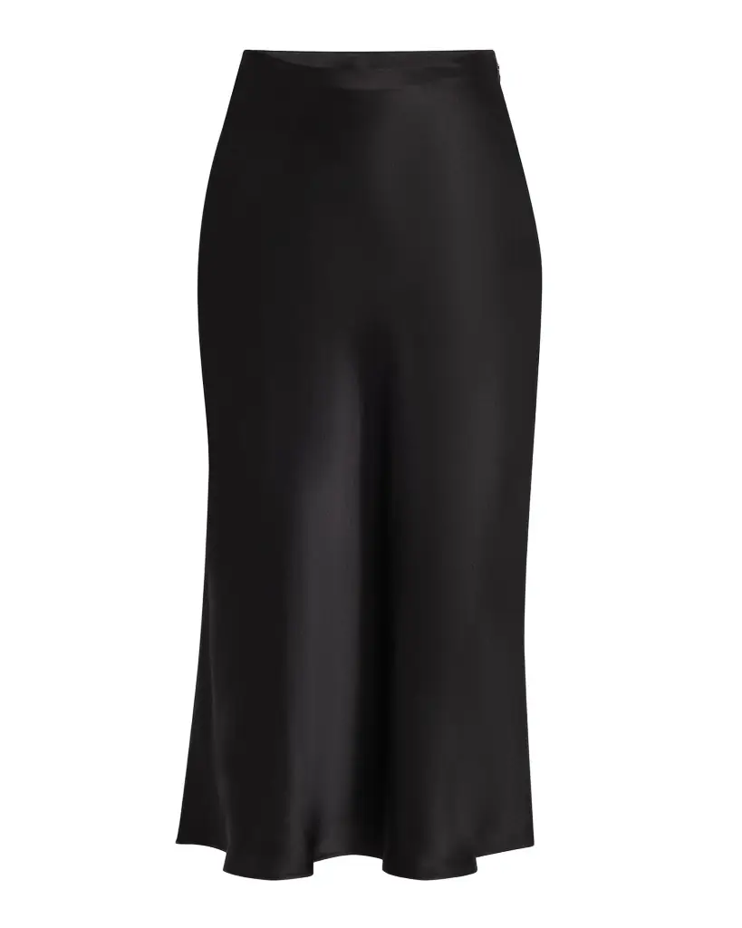 Co Silk Midi Slip Skirt