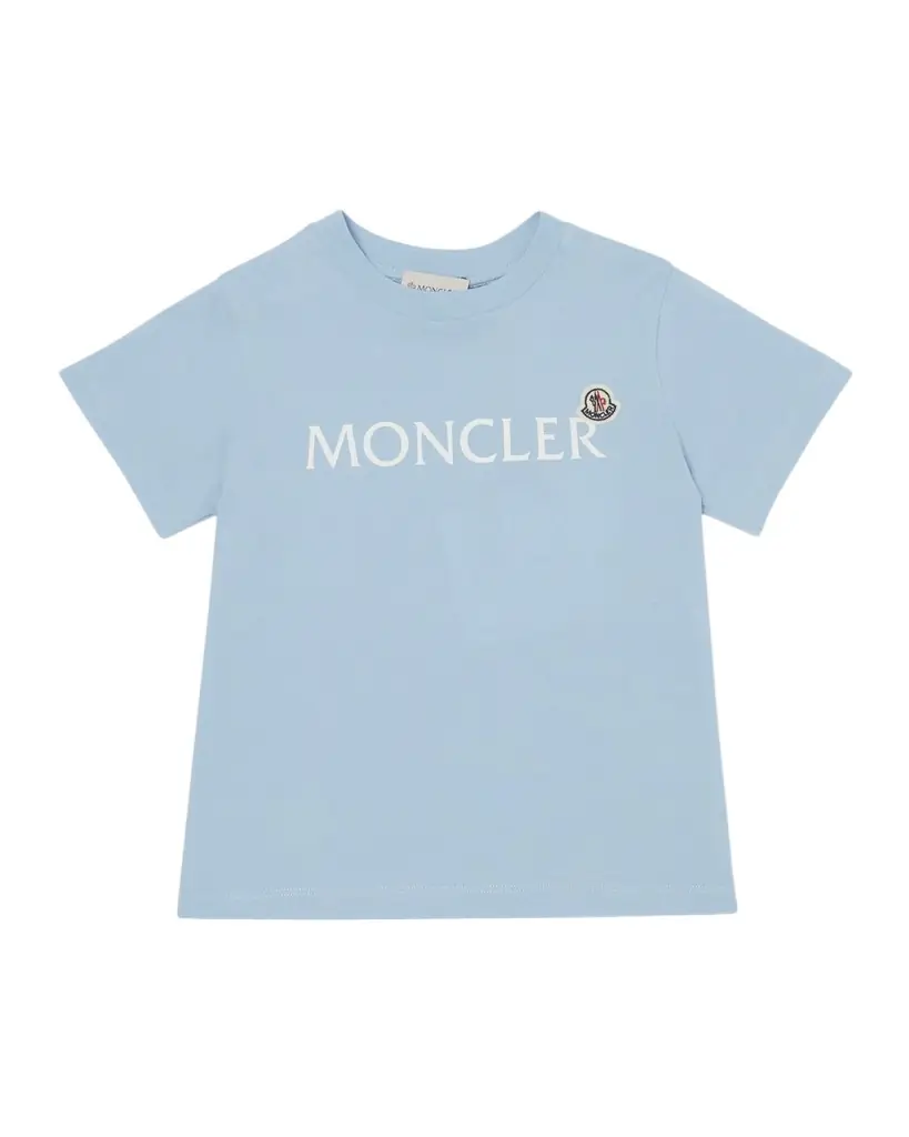 Moncler Boy 's Embroidered Logo-Print T-Shirt, Size 8-