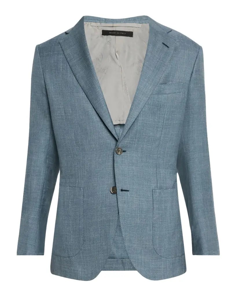 Brioni Men 's Plume Melange Blazer