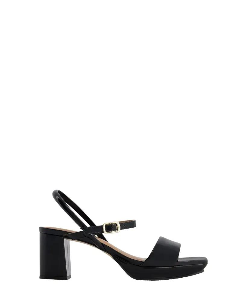 Bernardo Canto Patent Leather Platform Sandals