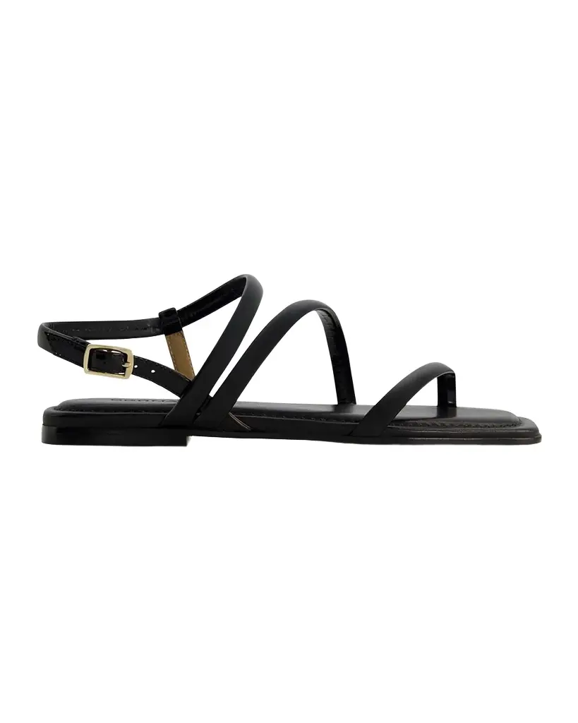 Bernardo Odessa Patent Thong Slingback Sandals